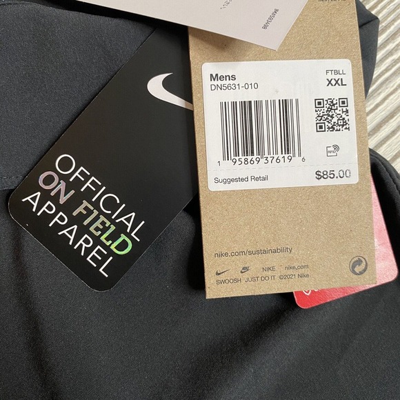 Nike Ohio State Buckeyes Logo Pullover Windshirt Men’s XXL Black DN5631-010 New - Picture 6 of 14